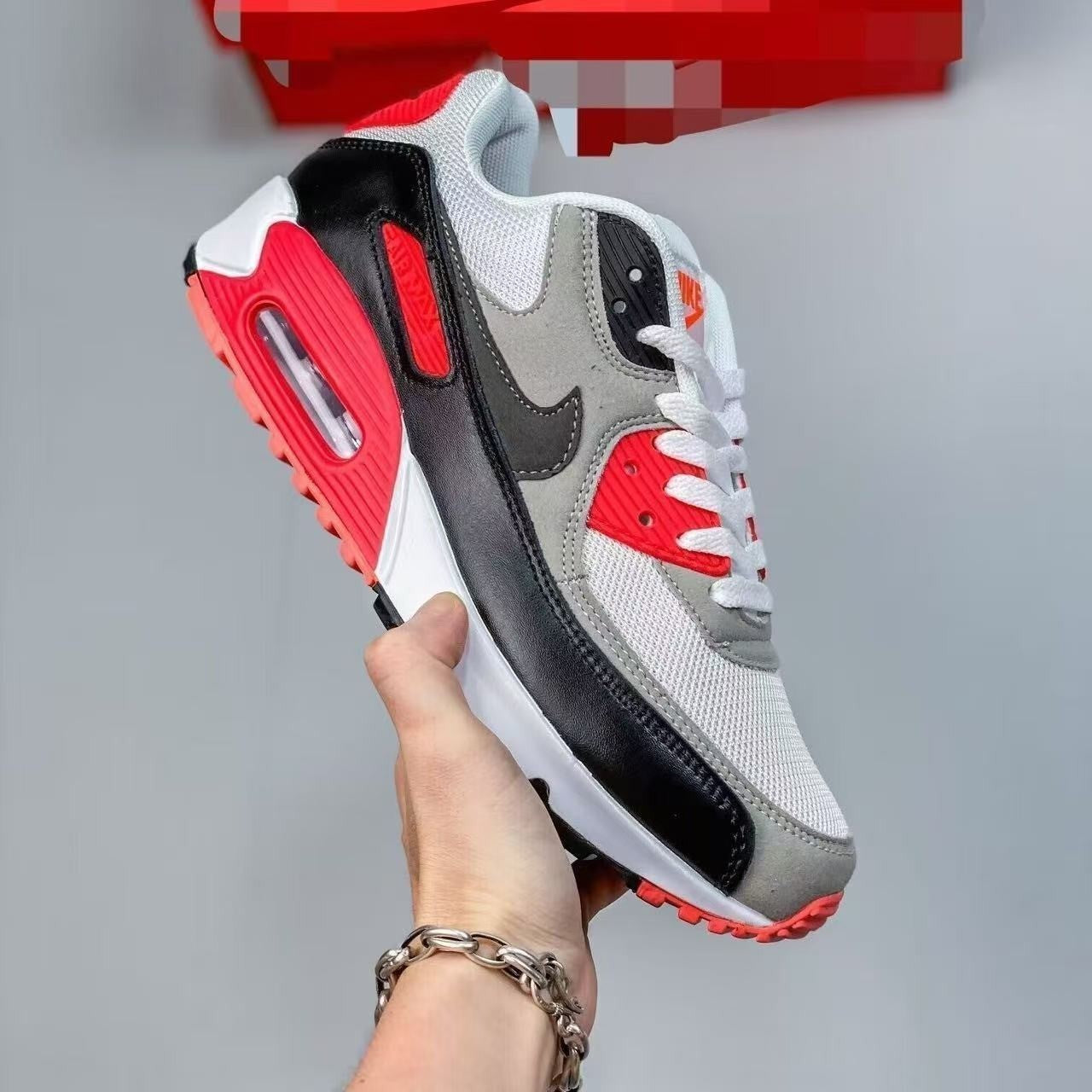 Nike Air Max 90 Men's Trainers Sports Running Shoe Low Top Sneaker