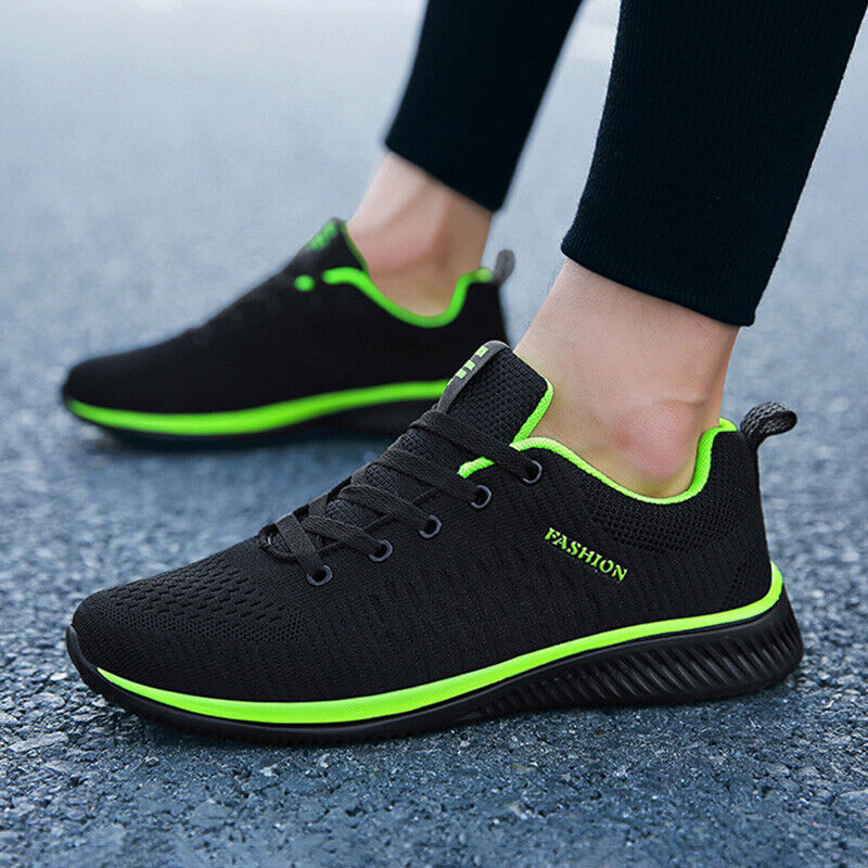 UK Mens Running Trainers Sport Sneakers Walking Shoes Casual Sports Shoes Gym