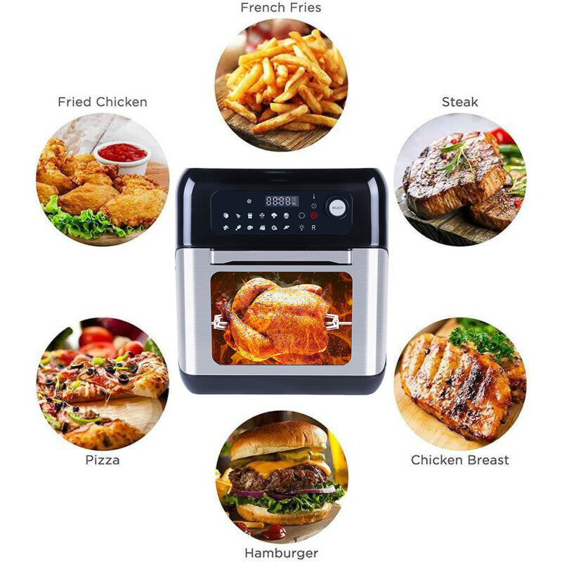 UTEN XXL Air Fryer Low Fat Healthy Roast Oven Cooker Oil Free Frying Chips 1500W