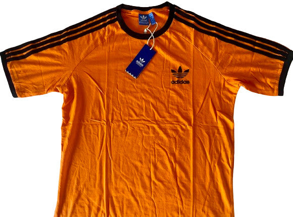 MEN'S ADIDAS  ORIGINALS TEE  SHORT SLEEVE CREW NECK THREE STRIPE  T-SHIRT L, XL