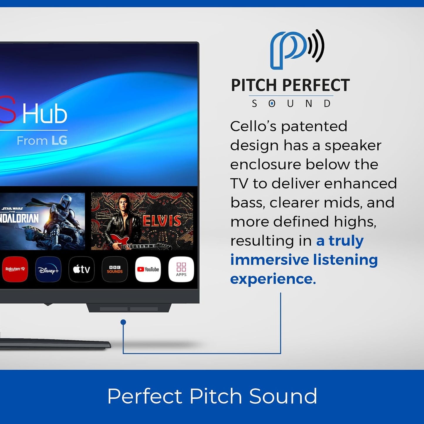 Cello C2224WSH 22" Inch Smart TV WiFi  FULL HD  FREEVIEW PLAY GREAT SOUND & SAT