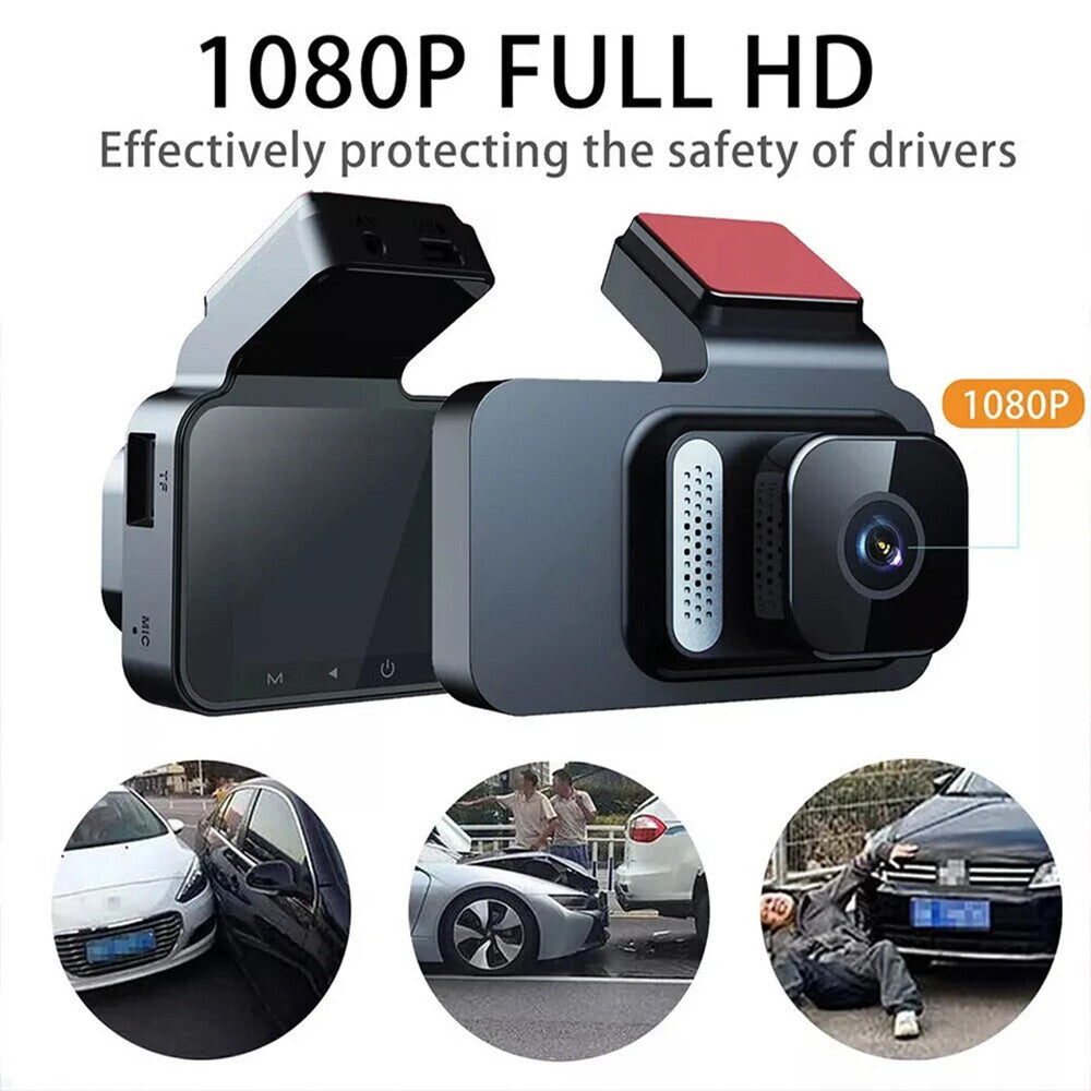Car Camera Recorder WIFI Dual Front and Rear HD 1080P Dash Cam Night Vision NEW