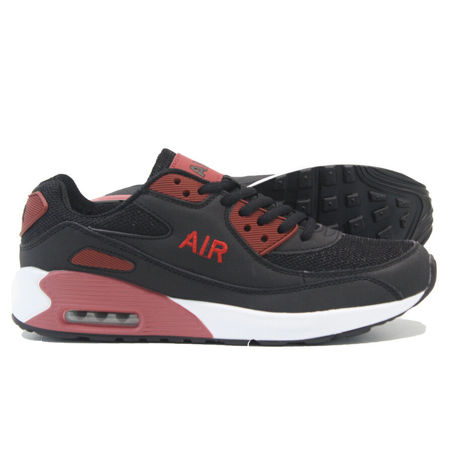 MENS SHOCK ABSORBING RUNNING TRAINERS CASUAL LACE GYM WALKING SPORTS SHOES SIZE