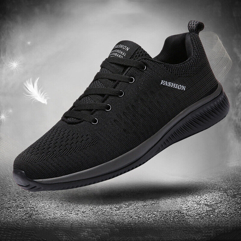 UK Mens Running Trainers Sport Sneakers Walking Shoes Casual Sports Shoes Gym