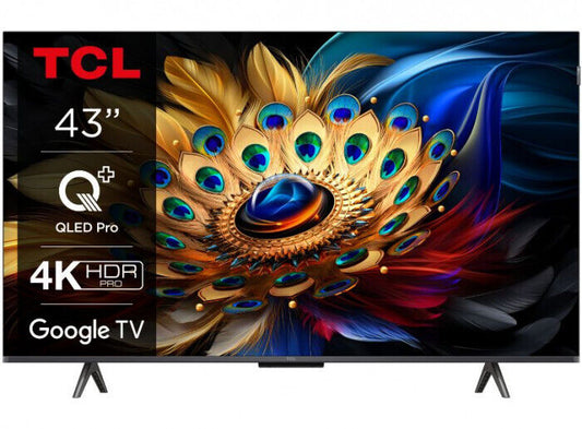 TCL 43" Inch C655K 4K QLED Ultra HD HDR Smart TV 43C655K  - Free 2 Yr Warranty