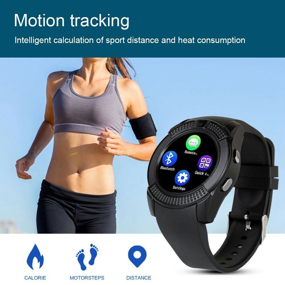 Smart Watch Fitness Tracker Music Player MP3 Wechat Men Women Sport Watches UK