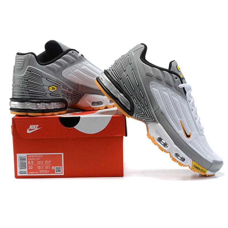 Grey Orange Nike Air Max Plus TN 3 Men's Running Shoe LowTop Casual Sneaker Gift