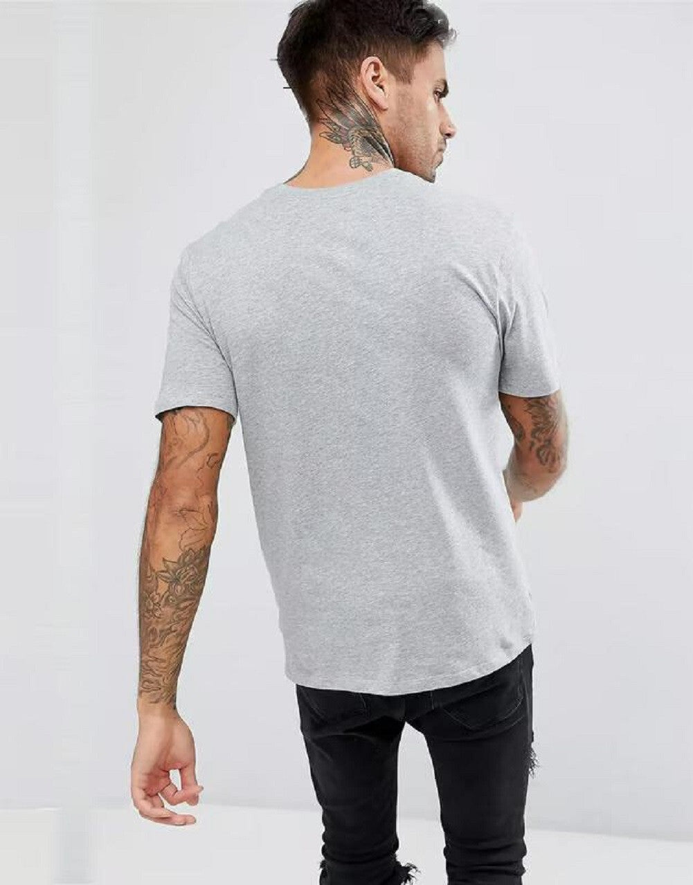 Men's Nike T-Shirt Cotton Crew Short Sleeved Casual Gym Tee