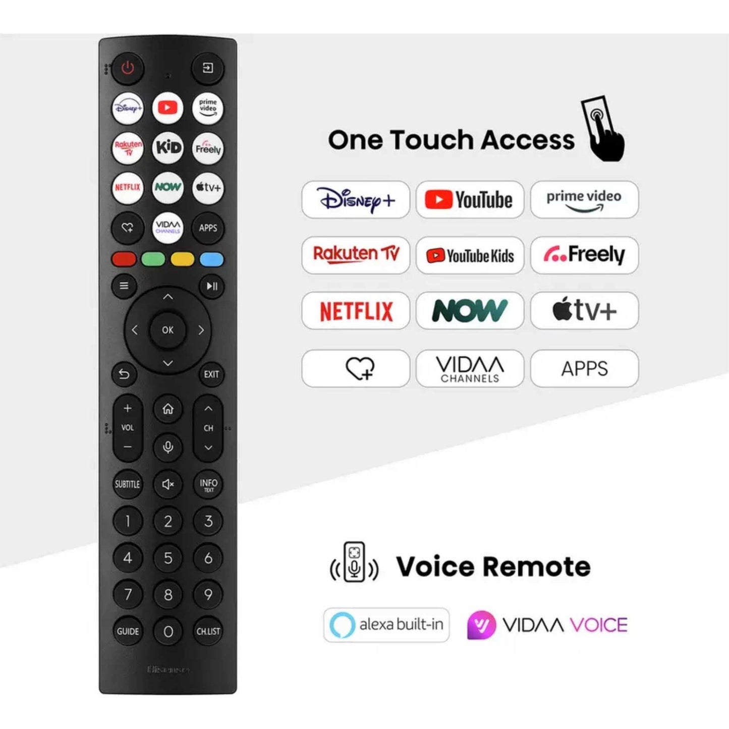 Hisense E78NQ 55" 4K Ultra HD QLED HDR Freely Smart TV - 55E78NQTUK