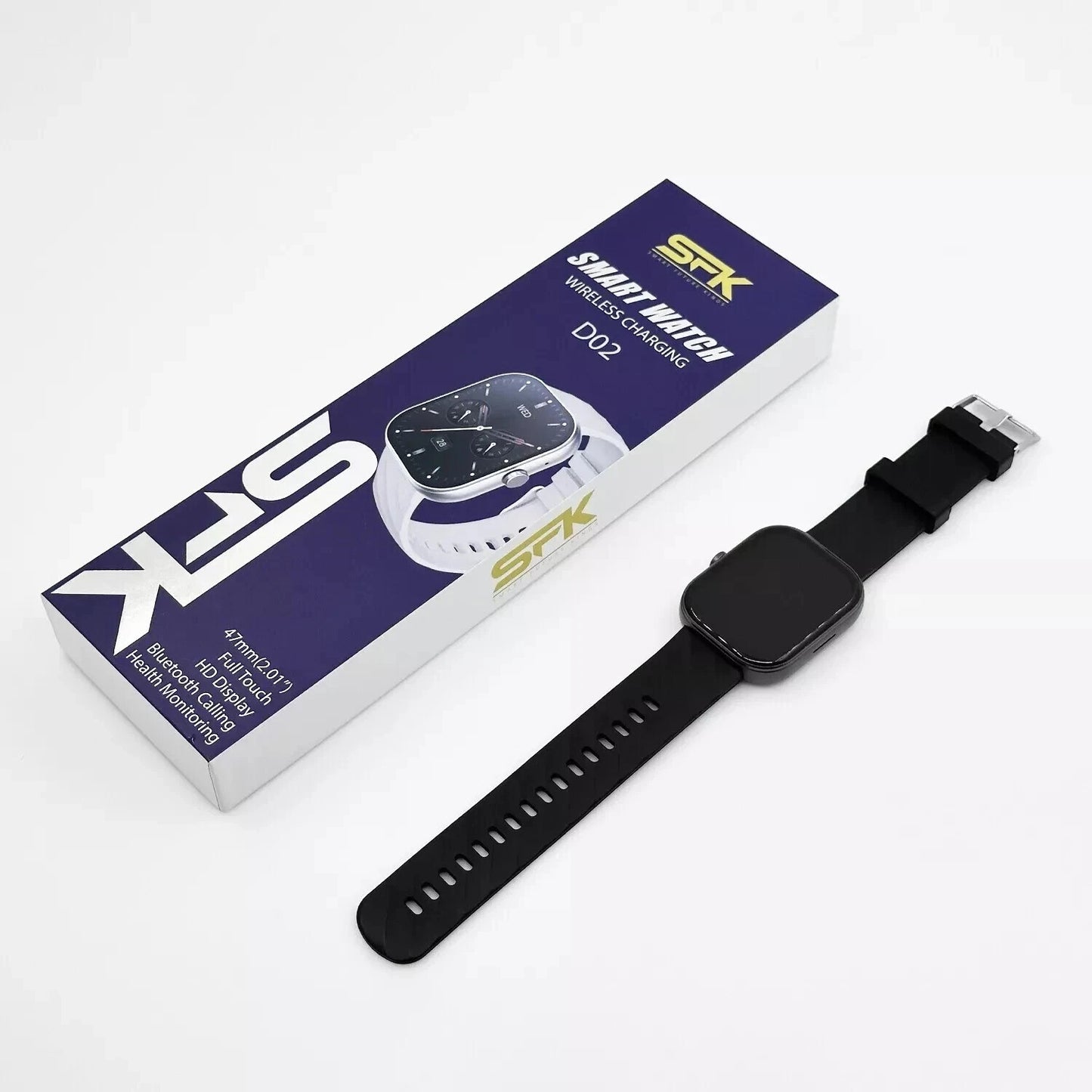 Smart Watch Fitness Tracker Blood Pressure Heart Rate Men Women Sport Watches UK
