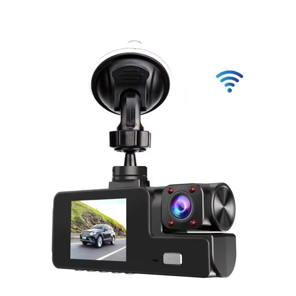 1080P Dual Lens Car Dash Cam Recorder G Sensor DVR Front and Rear Camera Video