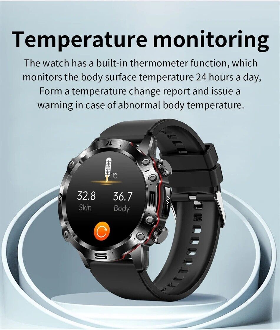 Smart Watch Men Women Fitness Tracker Blood Pressure Heart Rate Sport Watches UK