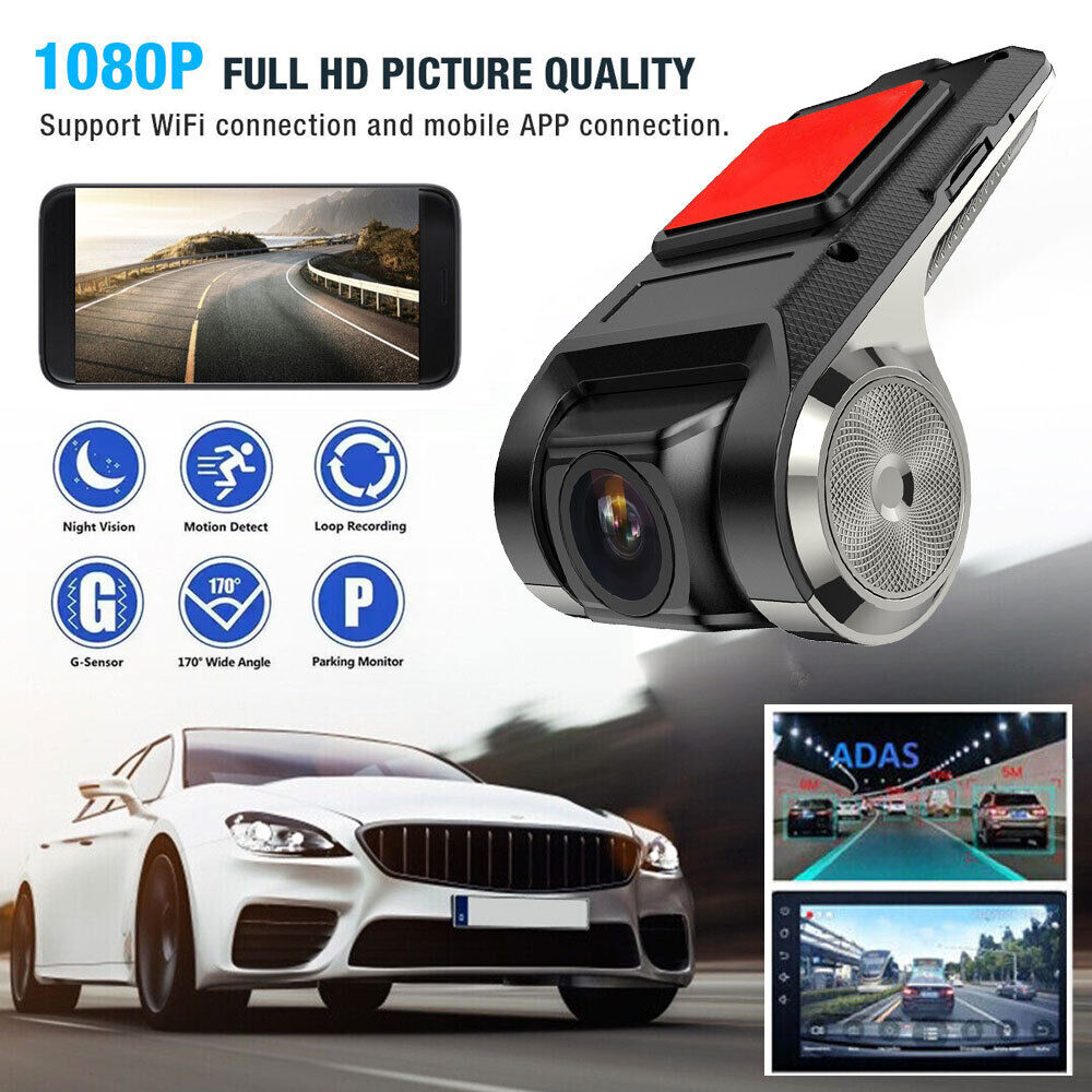 1080P Mini Hidden Car DVR Camera Dash Cam G-sensor Video Recorder Night Vision