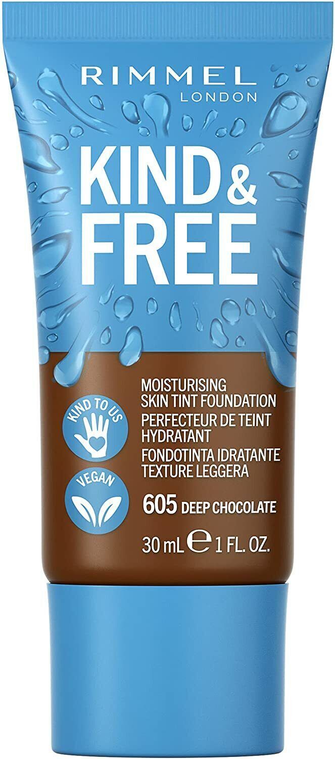 Rimmel Kind & Free Moisturising Skin Tint Foundation 30ml - Various Shade - New