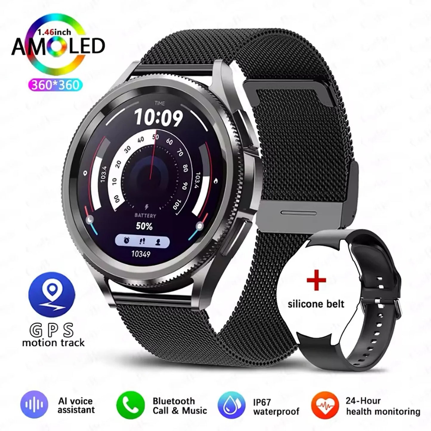 Smartwatch For Samsung Galaxy 6 Men Women Gps Sports Best Quality