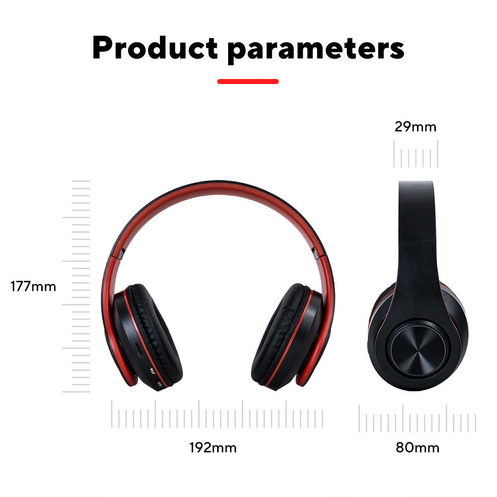 Wireless Bluetooth Headphones with Noise Cancelling Stereo Over-Ear Earphones UK
