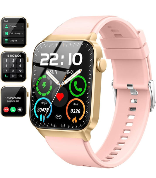 Smart Watch for Men Women Answer/Make Calls, 1.85" Touch Screen