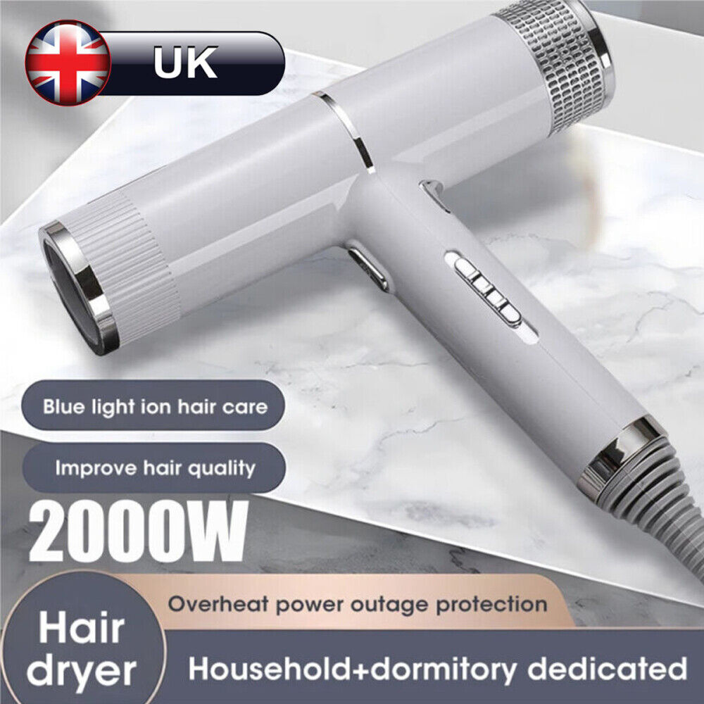 2000W Professional Hair Dryer Fast Drying Ionic Hairdryer Diffuser Hairdryer