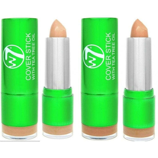 W7 Tea Tree Concealer Cover Stick For Spots & Blemishes - Choose Your Shade -New