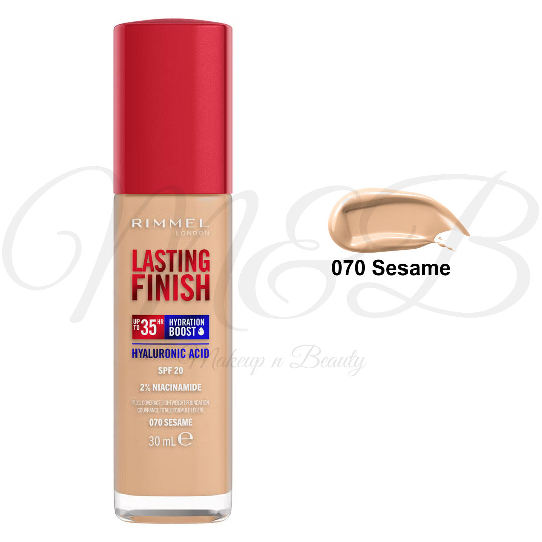 Rimmel Lasting Finish 35Hr Foundation SPF 20 30ml *CHOOSE SHADE*