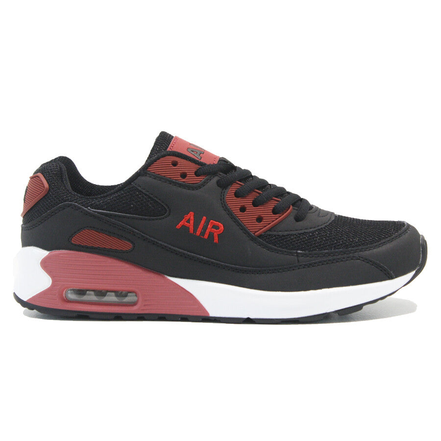MENS SHOCK ABSORBING RUNNING TRAINERS CASUAL LACE GYM WALKING SPORTS SHOES SIZE