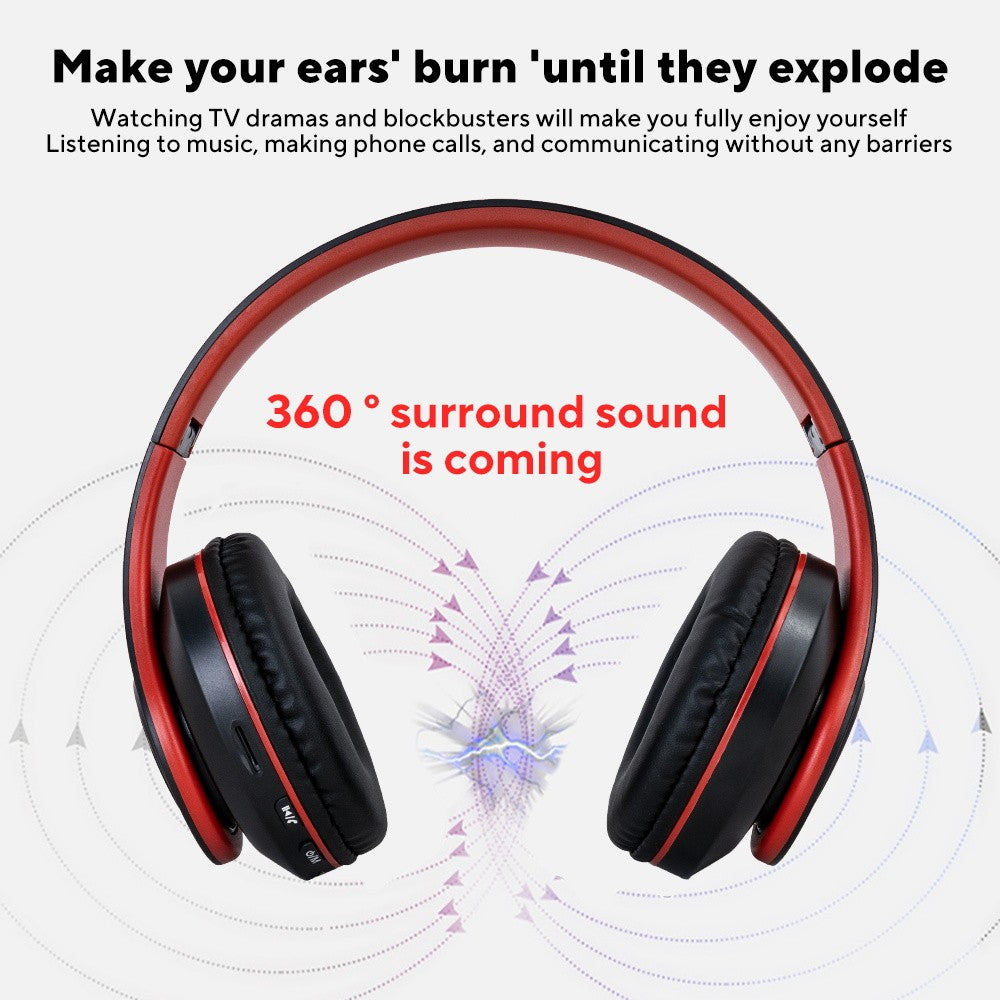 Wireless Bluetooth Headphones with Noise Cancelling Over-Ear Earphones 5.3 UK