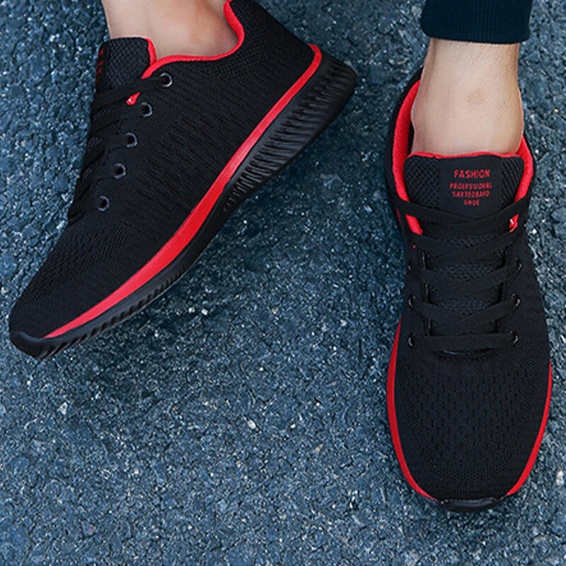 UK Mens Running Trainers Sport Sneakers Walking Shoes Casual Sports Shoes Gym
