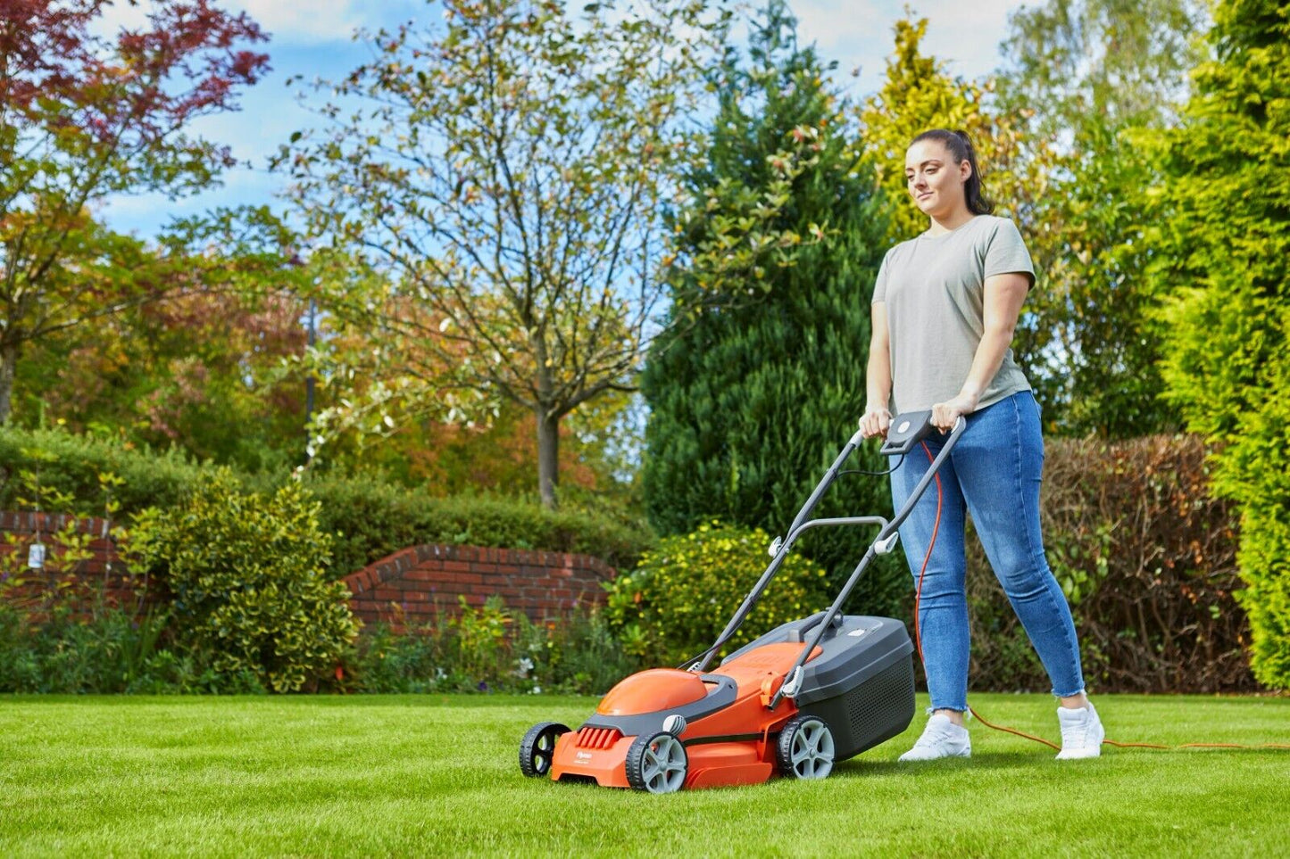 Flymo EasiStore 340R Rotary Lawn Mower - Gold Grade