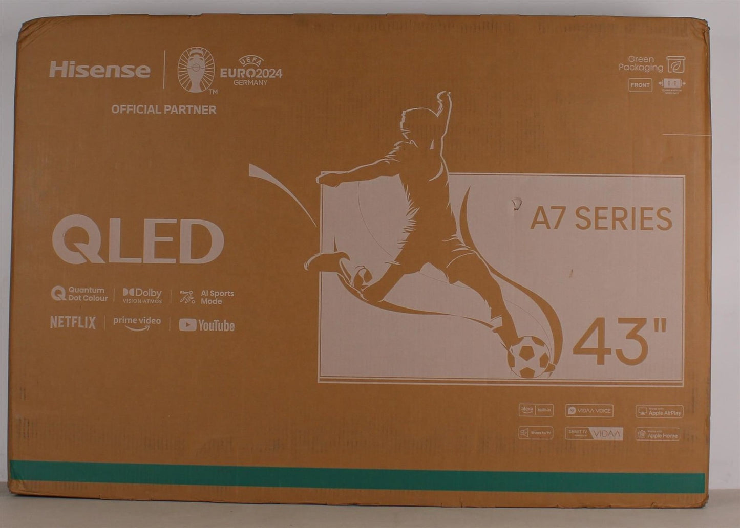 HISENSE 43A7NQTUK 43" Smart 4K Ultra HD HDR QLED TV