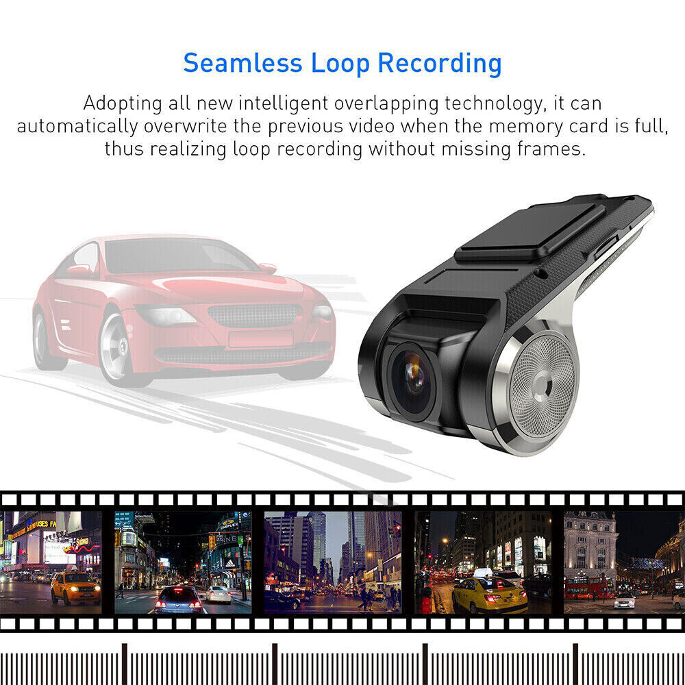 1080P Mini Hidden Car DVR Camera Dash Cam G-sensor Video Recorder Night Vision
