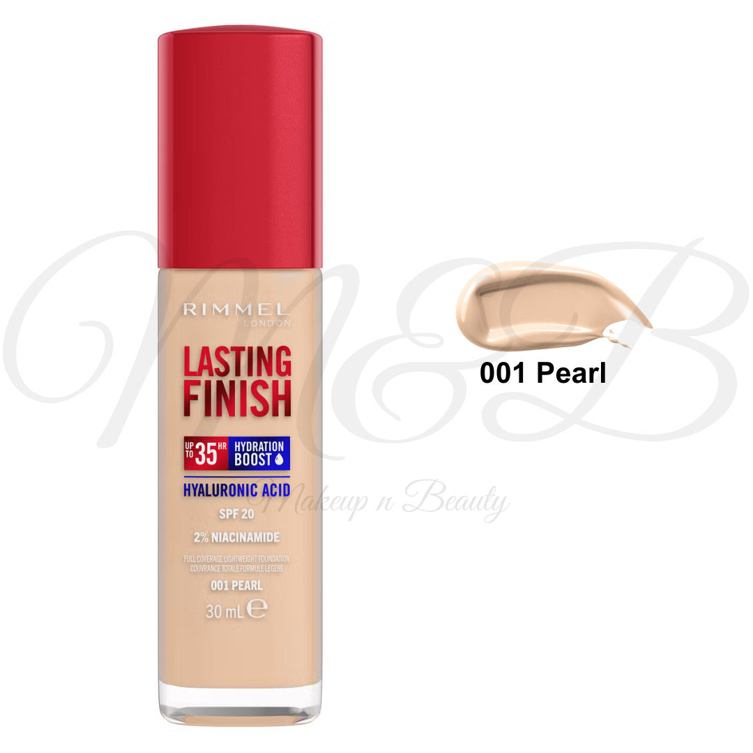 Rimmel Lasting Finish 35Hr Foundation SPF 20 30ml *CHOOSE SHADE*