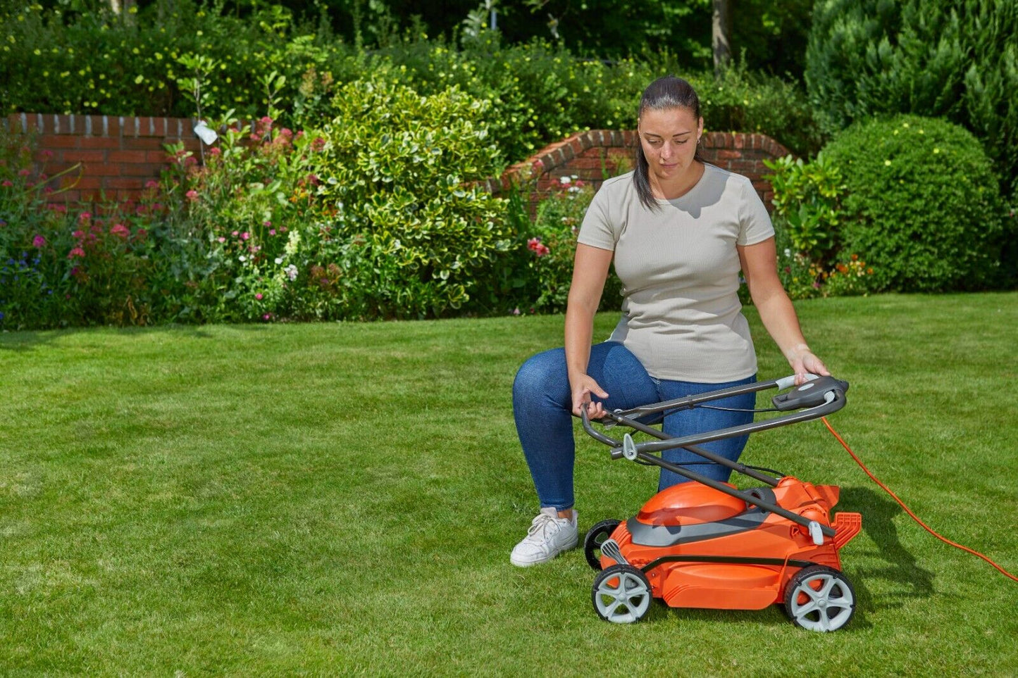 Flymo EasiStore 340R Rotary Lawn Mower - Gold Grade