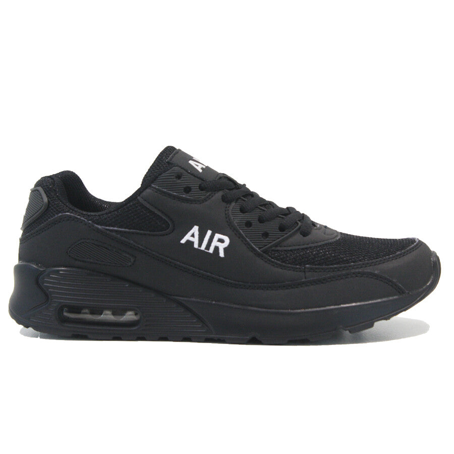 MENS SHOCK ABSORBING RUNNING TRAINERS CASUAL LACE GYM WALKING SPORTS SHOES SIZE
