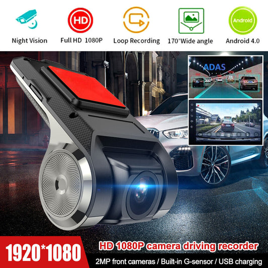 1080P Mini Hidden Car DVR Camera Dash Cam G-sensor Video Recorder Night Vision