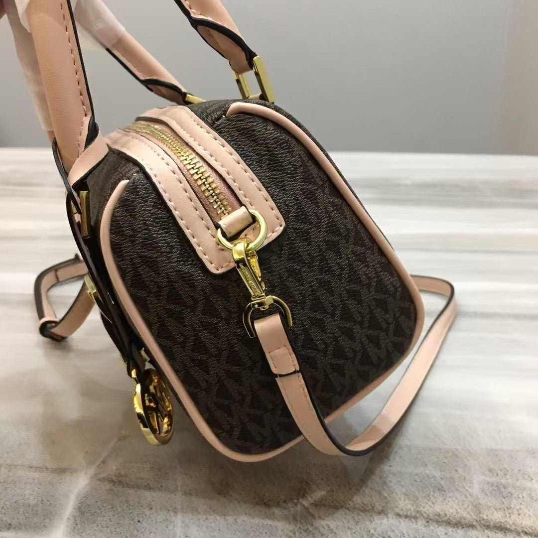Michael Kors Mini Bedford Crossbody Brown Carryall Bag Legacy Satchel Purse NWT✅