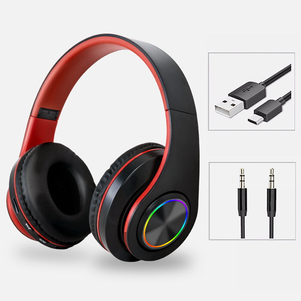 Wireless Bluetooth Headphones with Noise Cancelling Stereo Over-Ear Earphones UK