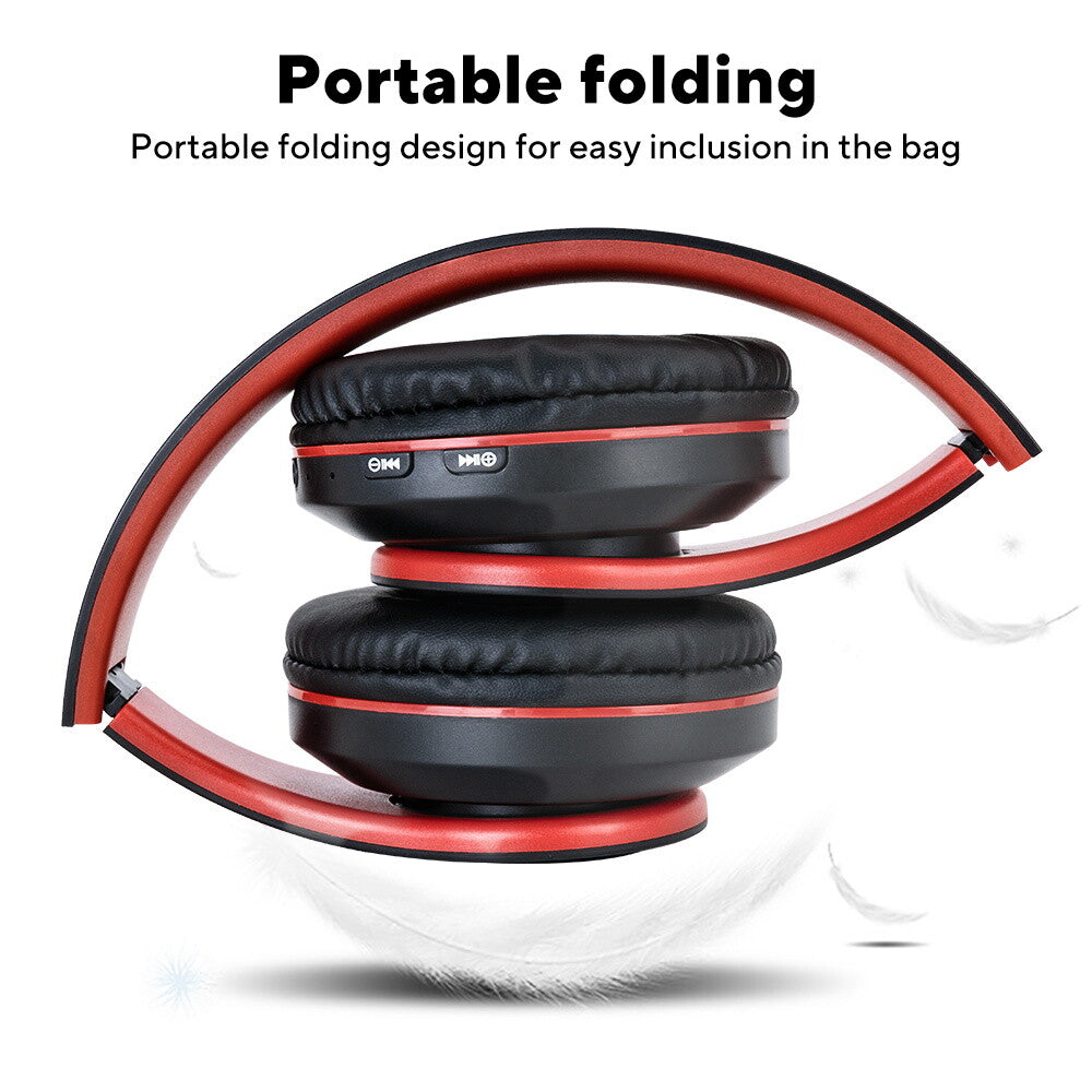 Wireless Bluetooth Headphones with Noise Cancelling Stereo Over-Ear Earphones UK
