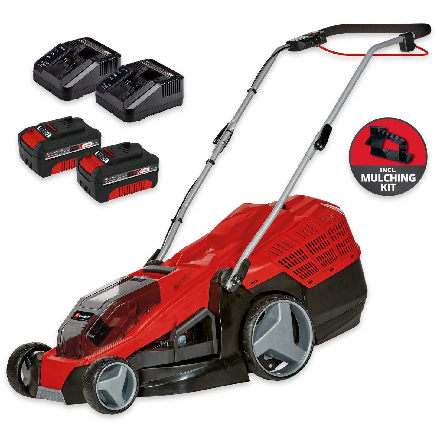 Einhell Cordless Lawnmower 43cm 36V Brushless 63L With Battery Refurb GRADE A