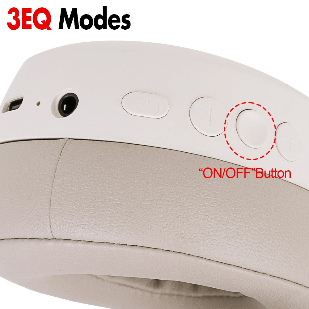 Wireless Bluetooth Headphones with Noise Cancelling Over-Ear Stereo Earphones UK