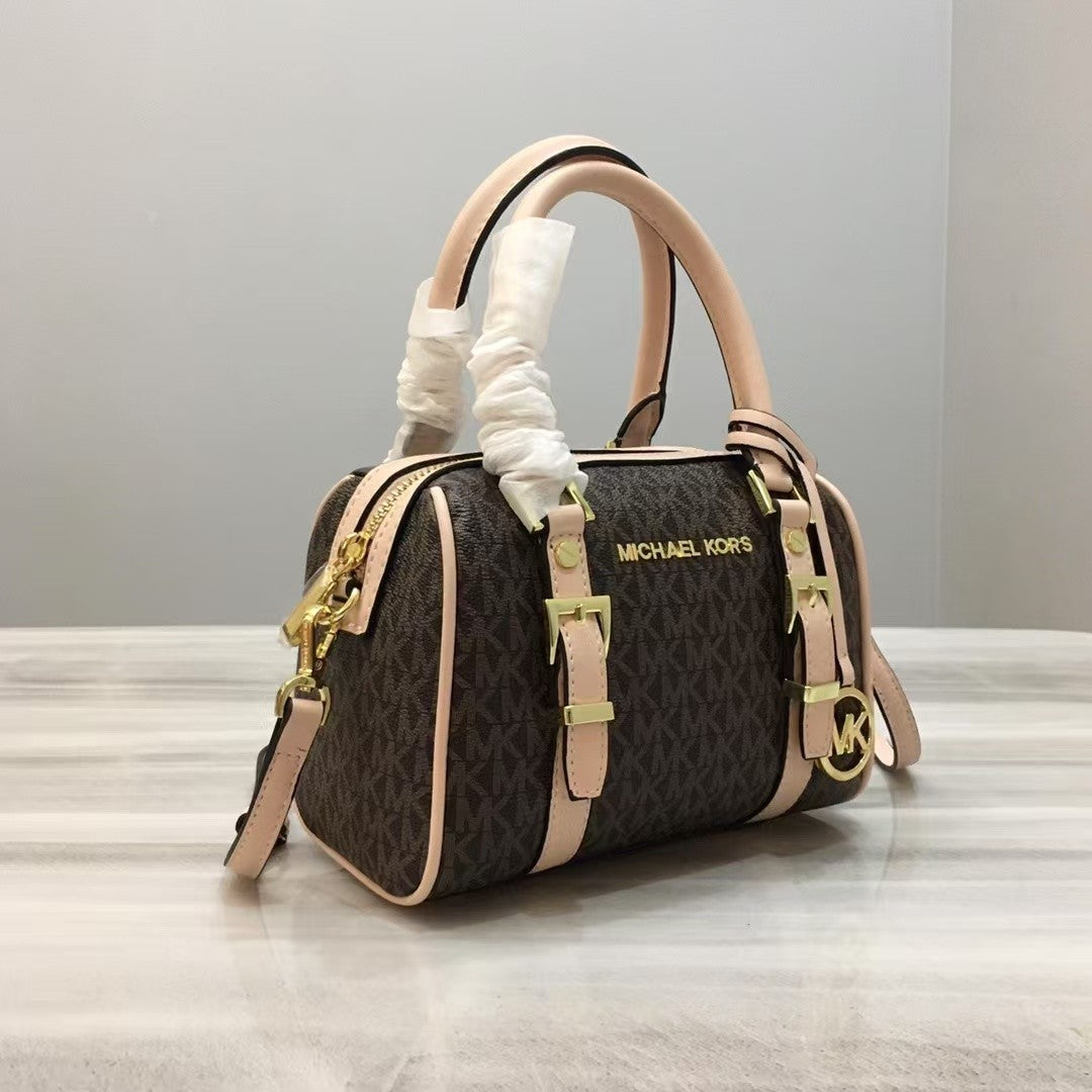Michael Kors Mini Bedford Crossbody Brown Carryall Bag Legacy Satchel Purse NWT✅
